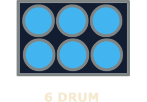 6-drum